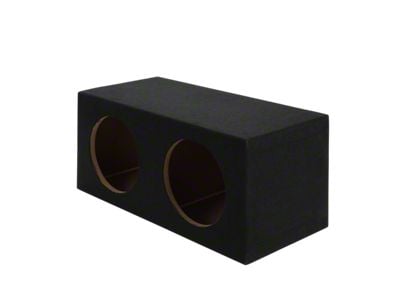 Dual 12-Inch Compact Subwoofer Box; Carpeted (97-19 Corvette C5, C6 & C7)