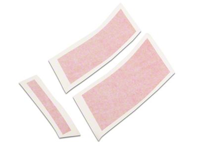 OPR Dual Fender Hash Marks; Red (97-04 Corvette C5)