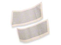 OPR Dual Fender Hash Marks; Silver (97-04 Corvette C5)