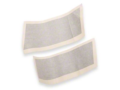 OPR Dual Fender Hash Marks; Silver (97-04 Corvette C5)
