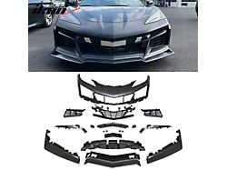 E-RAY Style Front Bumper Cover; Unpainted (20-25 Corvette C8 Stingray)