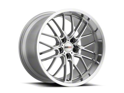 Cray Eagle Gloss Silver Wheel; Rear Only; 19x10.5; 69mm Offset (14-19 Corvette C7)