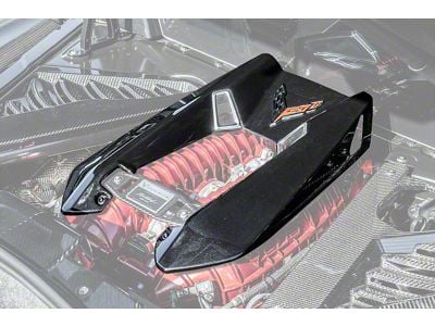 Engine Cover; Carbon Flash Metallic (23-24 Corvette C8 Z06)