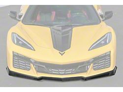 EOS Extended Package Front Splitter Lip; Carbon Fiber (23-26 Corvette C8 Z06 w/ Z07 Package)