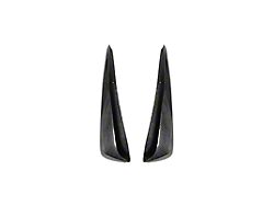 EOS Extended Package Rear Splash Guards; Carbon Fiber (97-04 Corvette C5)