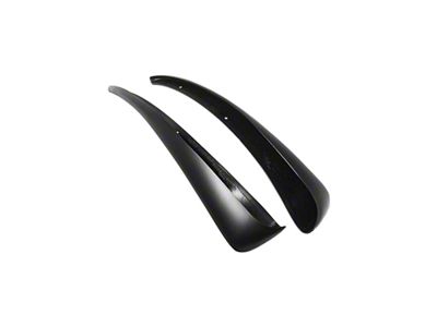 EOS Extended Package Rear Splash Guards; Primer Black (97-04 Corvette C5)