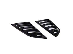 EOS Performance Package Quarter Window Louvers; Primer Black (14-19 Corvette C7 Coupe)