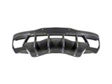 EOS Performance Package Rear Bumper Quad Tip Diffuser; Carbon Fiber (20-26 Corvette C8, Excluding Z06 & ZR1)