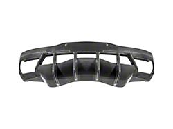 EOS Performance Package Rear Bumper Quad Tip Diffuser; Carbon Fiber (20-26 Corvette C8, Excluding Z06 & ZR1)