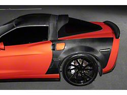 EOS Performance Package Roof Spoiler; Carbon Fiber (05-13 Corvette C6 Coupe)
