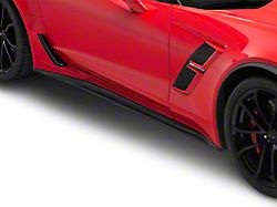 EOS Performance Package Side Skirt Rocker Panels; Carbon Fiber (14-19 Corvette C7, Excluding ZR1)