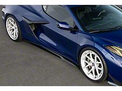 EOS Performance Package Side Skirt Rocker Panels; Carbon Flash Metallic (23-26 Corvette C8 E-Ray, Z06)