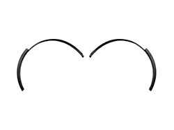 EOS Performance Package Side Wheel Fender Trim; Front; Carbon Fiber (20-26 Corvette C8)