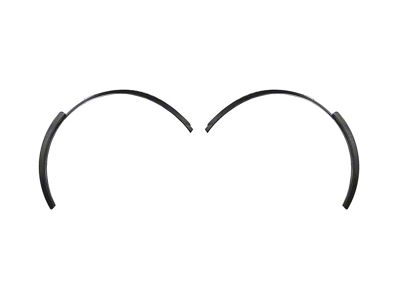 EOS Performance Package Side Wheel Fender Trim; Front; Carbon Fiber (20-25 Corvette C8)
