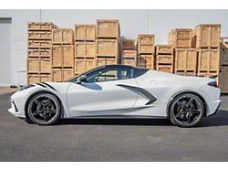 EOS Performance Package Side Wheel Fender Trim; Rear; Carbon Fiber (20-26 Corvette C8)