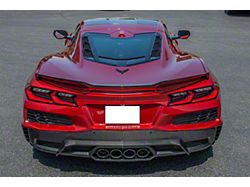 EOS Performance Style Rear Diffuser Side Vents; Carbon Fiber (23-25 Corvette C8 Z06)