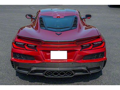 EOS Performance Style Rear Diffuser Side Vents; Carbon Fiber (23-25 Corvette C8 Z06)