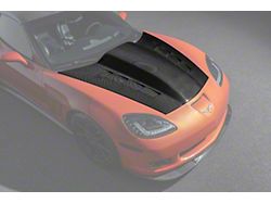 EOS Performance Track Package Hood; Carbon Fiber (05-13 Corvette C6)