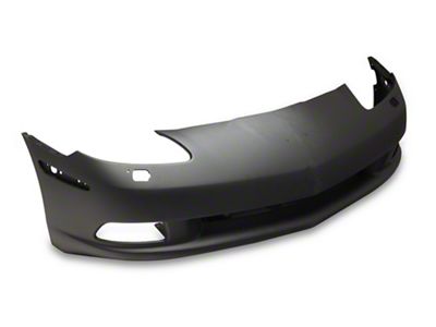 OPR Euro Style Front Urethane Bumper with Headlight Washer; Unpainted (05-13 Corvette C6)
