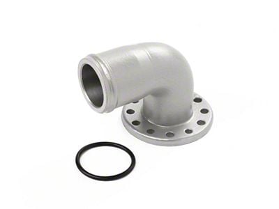 EWP Alloy 90-Degree Elbow Flange Adapter; 35mm (Universal; Some Adaptation May Be Required)