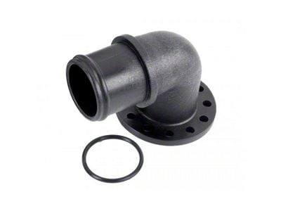 EWP Nylon 90-Degree Elbow Flange Adapter; 35mm (Universal; Some Adaptation May Be Required)