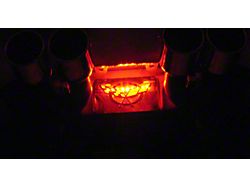 Exhaust Enhancer Plate LED Lighting Kit; Red (97-04 Corvette C5)