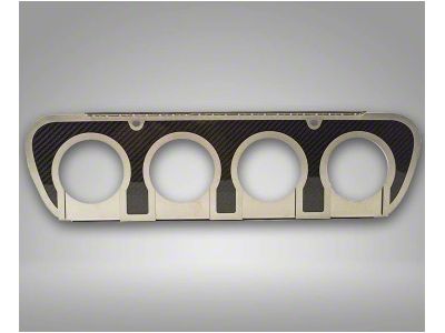 Exhaut Piller Panel; Carbon Fiber (14-19 Corvette C7 w/o NPP Dual Mode Exhaust)