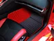 F1 Hybrid Floor Mats; Full Red (05-13 Corvette C6)
