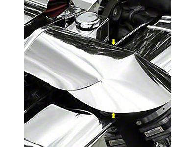 Factory Air Bridge Cover; Polished (97-04 Corvette C5)