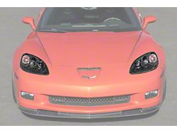 Factory OEM Replacement Style Headlight Housings; Carbon Fiber (05-13 Corvette C6)