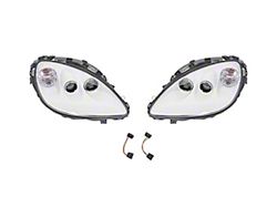 Factory OEM Style HID Headlights; Arctic White Housing; Clear Lens (05-13 Corvette C6)