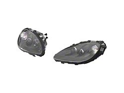 Factory OEM Style HID Headlights; Black Housing; Clear Lens (05-13 Corvette C6)