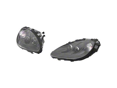 Factory OEM Style HID Headlights; Black Housing; Clear Lens (05-13 Corvette C6)