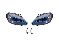 Factory OEM Style HID Headlights; LeMans Blue Housing; Clear Lens (05-13 Corvette C6)