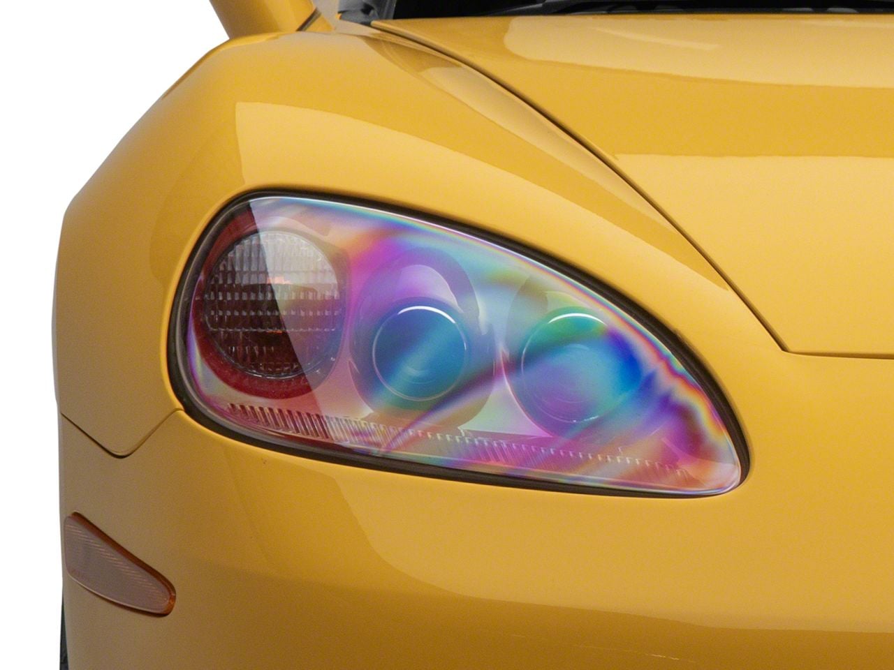 Corvette Factory OEM Style HID Headlights; Torch Red Housing