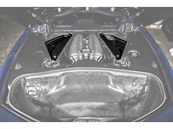 Factory Style Engine Bay Panel Cover; Carbon Flash Metallic (20-26 Corvette C8 Stingray Coupe, Z06 Coupe)