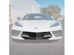 Factory Style Fascia Panel Grille Cover; Dry Carbon Fiber (20-26 Corvette C8 Stingray)