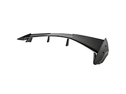 Factory Style Rear Spoiler Winglets; Carbon Fiber (20-25 Corvette C8 w/ High Wing Rear Spoiler)