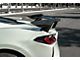 Factory Style Rear Spoiler Winglets; Carbon Fiber (20-24 Corvette C8 w/ High Wing Rear Spoiler)