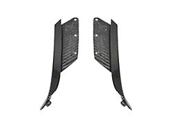 Factory Style Side Rocker Panel Brake Scoop Vent Covers; Carbon Fiber (14-19 Corvette C7 Grand Sport, Z06, ZR1)