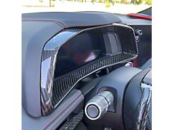 Factory Style Speedometer Cluster; Carbon Fiber (20-23 Corvette C8)