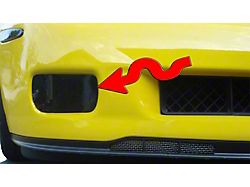 Fog Light Blackout Covers (06-13 Corvette C6 Grand Sport, Z06, ZR1)