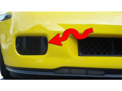 Fog Light Blackout Covers (06-13 Corvette C6 Grand Sport, Z06, ZR1)