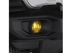 Fog Light Covers; Transparent Yellow (06-13 Corvette Z06)