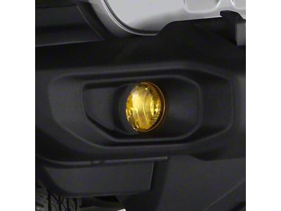 Fog Light Covers; Transparent Yellow (06-13 Corvette Z06)