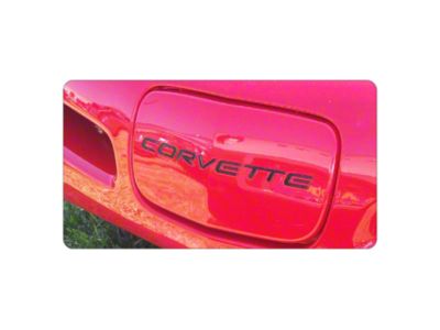 Front Bumper Cover Lettering Kit; Chrome (97-04 Corvette C5)