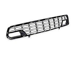 Front Bumper Grille with Camera Brackets; Carbon Flash Metallic (14-19 Corvette C7)