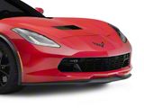 Front Bumper Grille with Camera Brackets; Carbon Flash Metallic (14-19 Corvette C7)