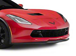 Front Bumper Grille with Camera Brackets; Carbon Flash Metallic (14-19 Corvette C7)