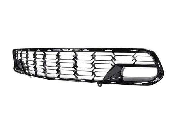EOS Front Bumper Grille w/ Camera Brackets, Painted Carbon Flash